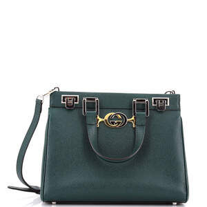 Gucci Small Zumi Top Handle Bag Leather